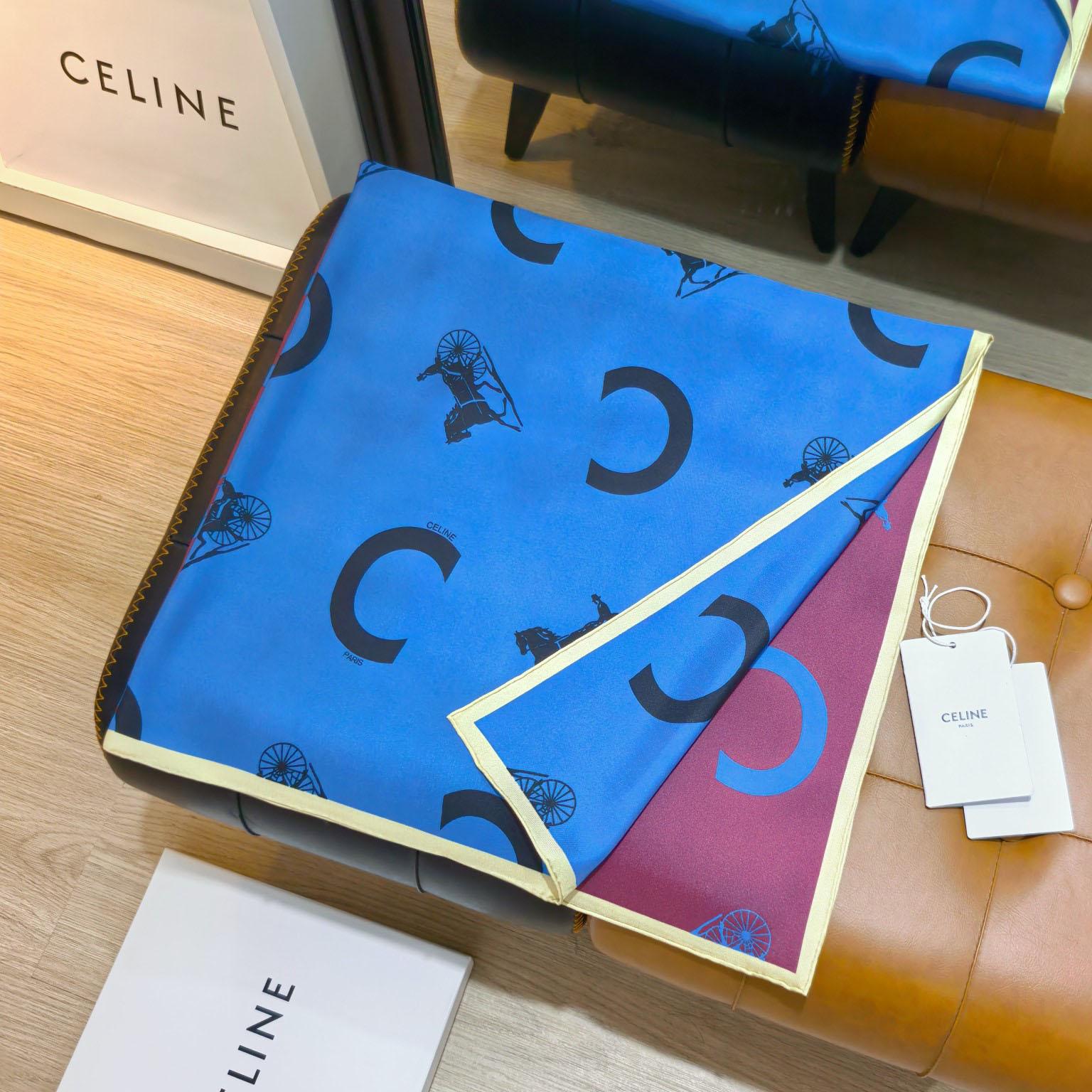 Celine  Square In Silk Twill - DopestKickz