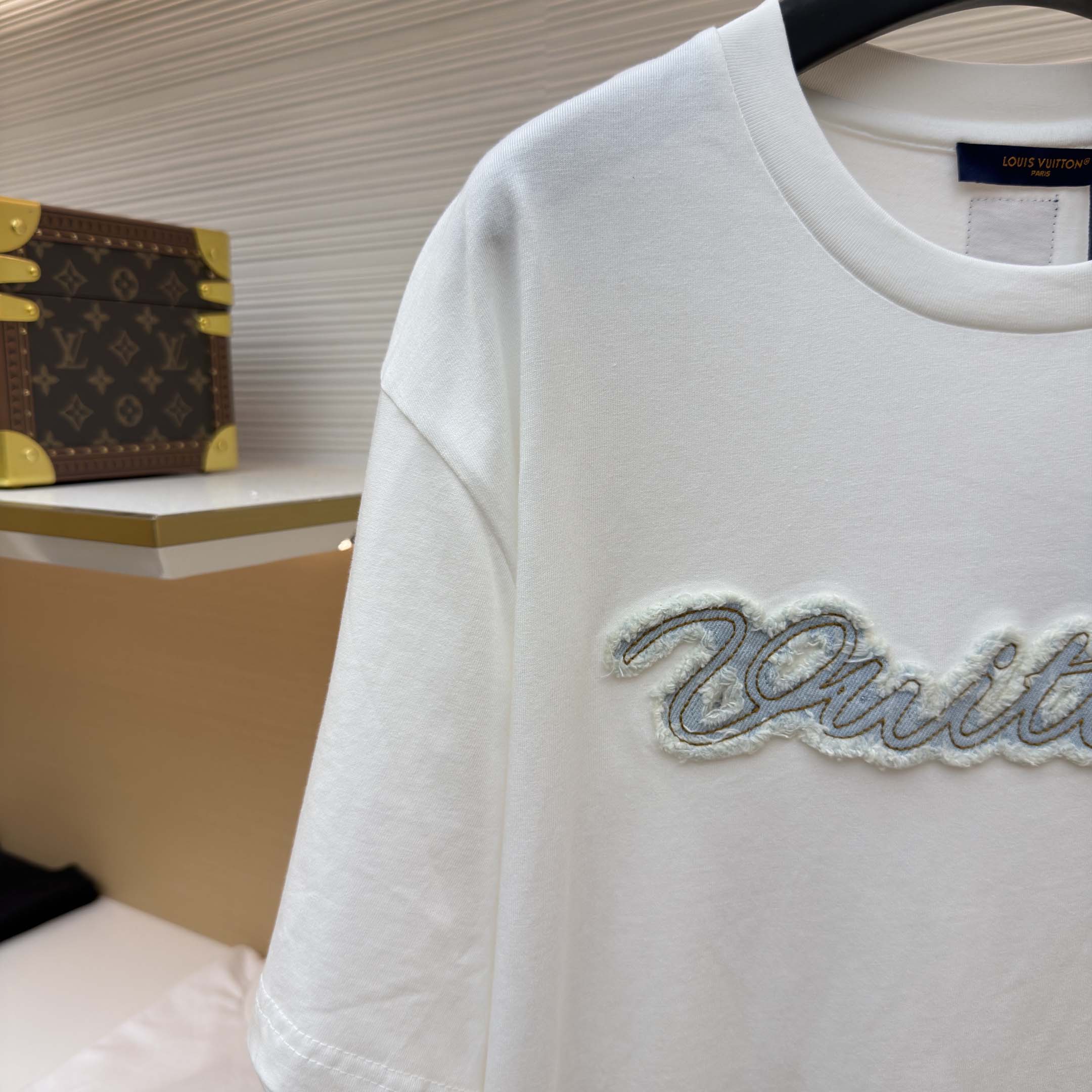 Louis Vuitton Denim Signature T-Shirt    - DopestKickz