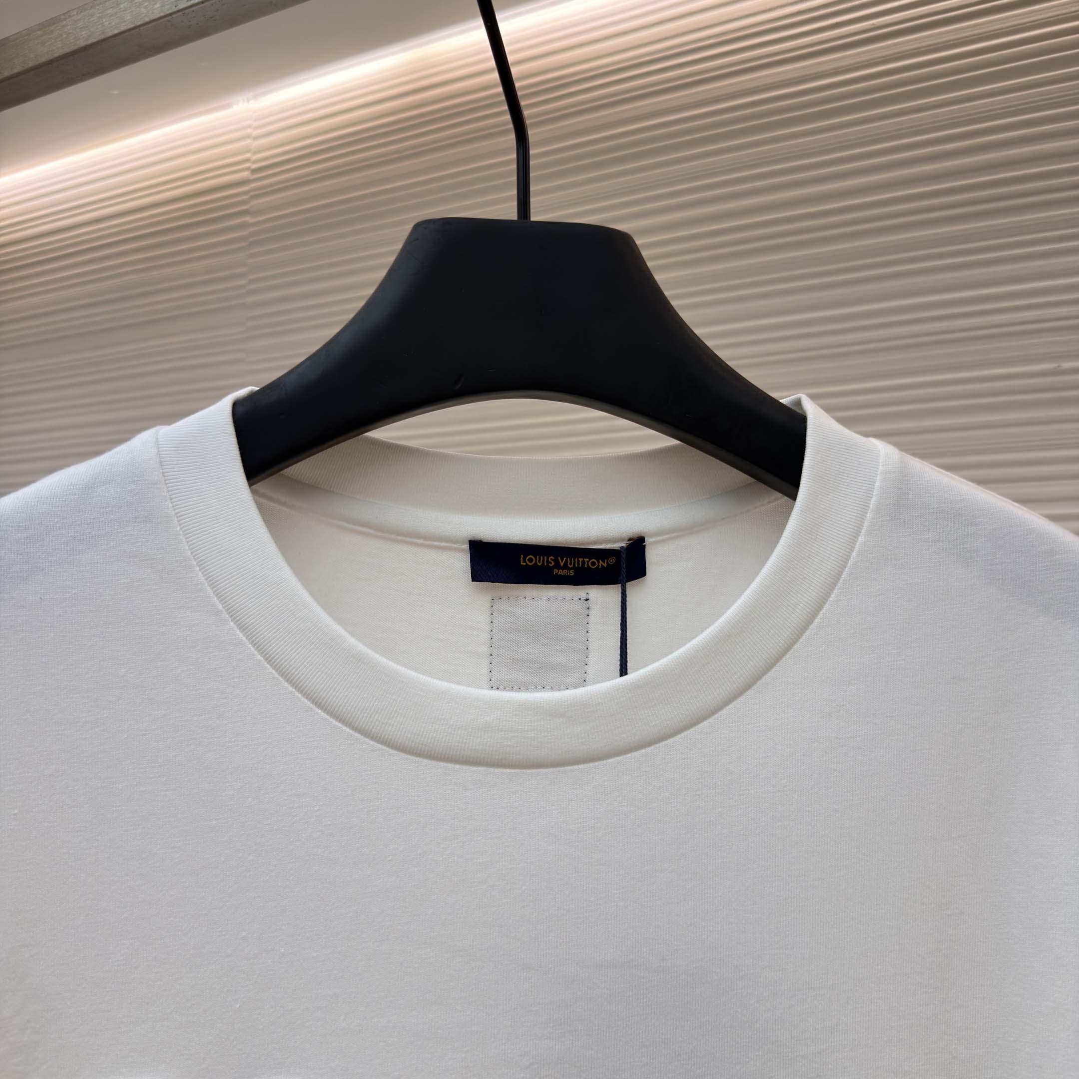 Louis Vuitton Denim Signature T-Shirt    - DopestKickz