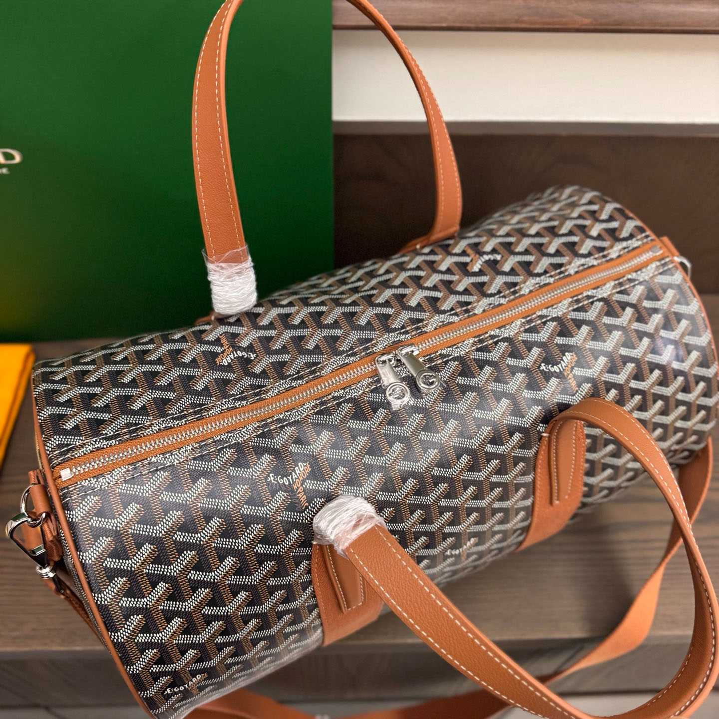 Goyard Barrel 40 Sports Bag - DopestKickz