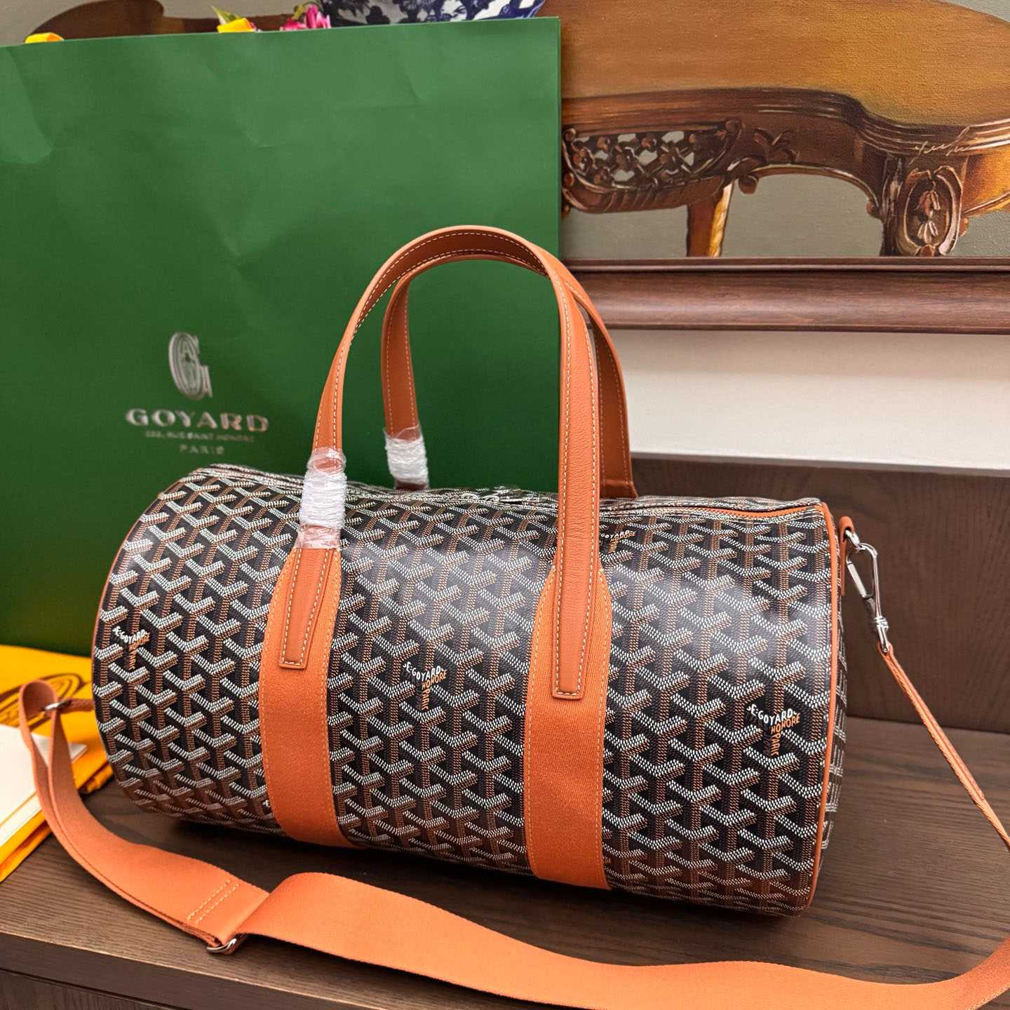 Goyard Barrel 40 Sports Bag - DopestKickz