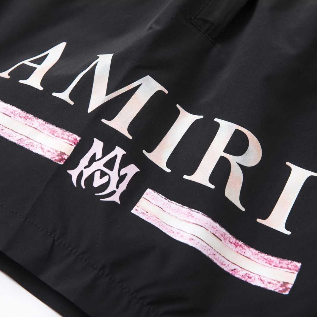 Amiri Watercolour Bar Sweat Shorts - DopestKickz