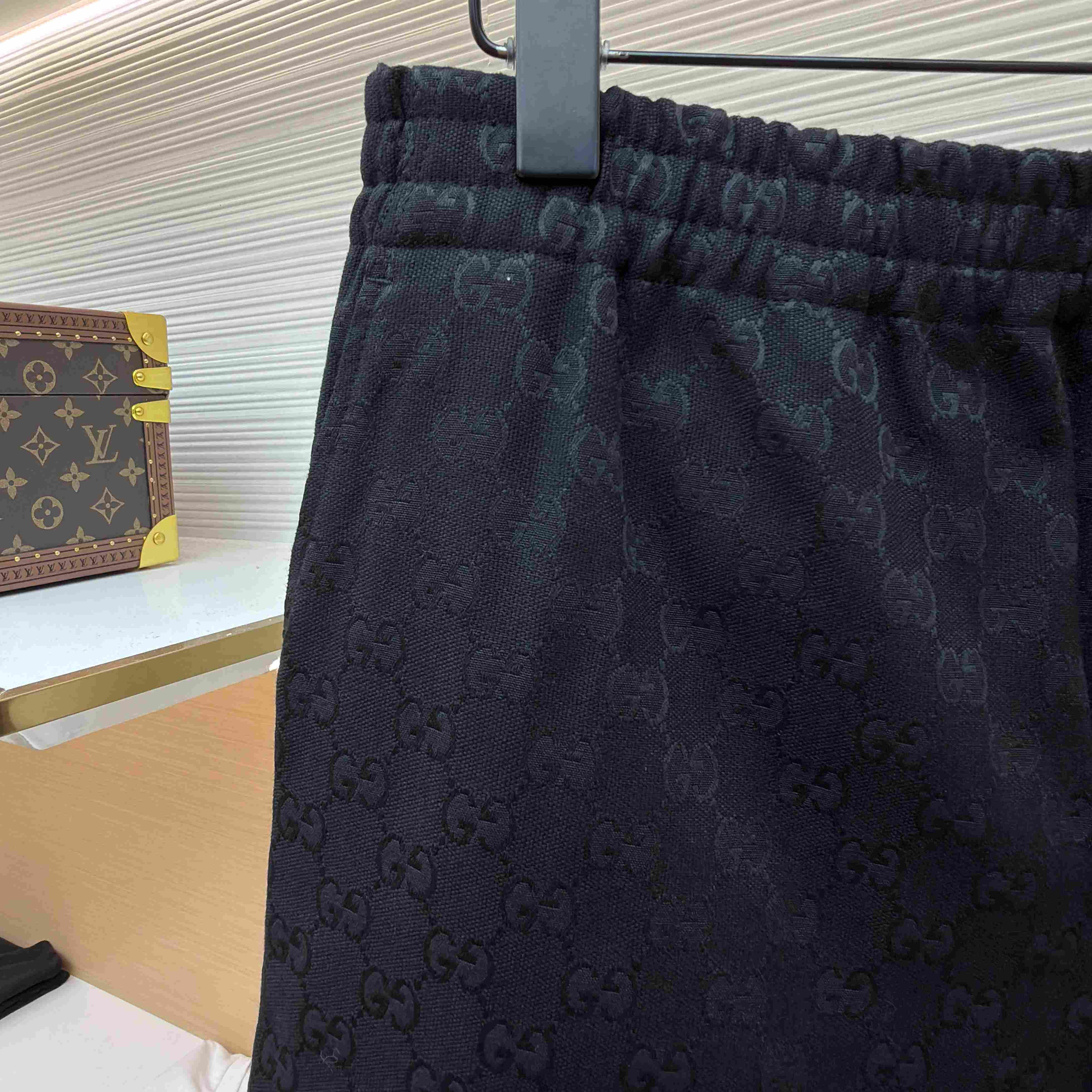 Gucci GG Canvas Linen Blen Shorts - DopestKickz