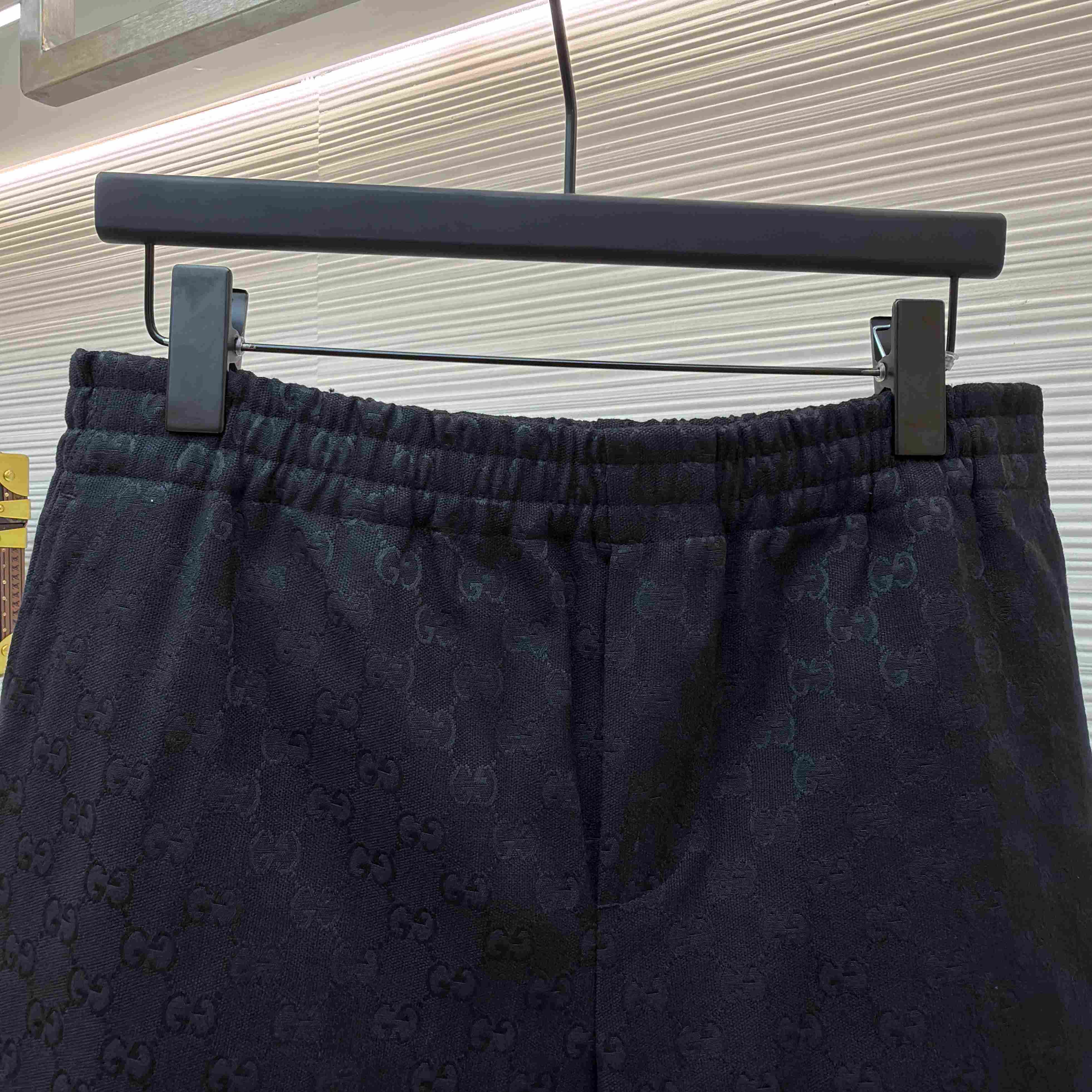 Gucci GG Canvas Linen Blen Shorts - DopestKickz
