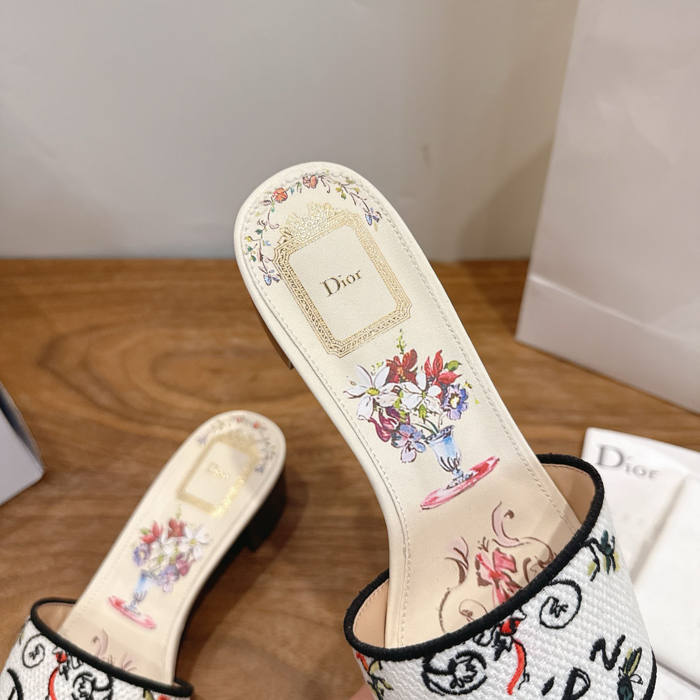 Dior Dioriviera Dway Heeled Slide - DopestKickz