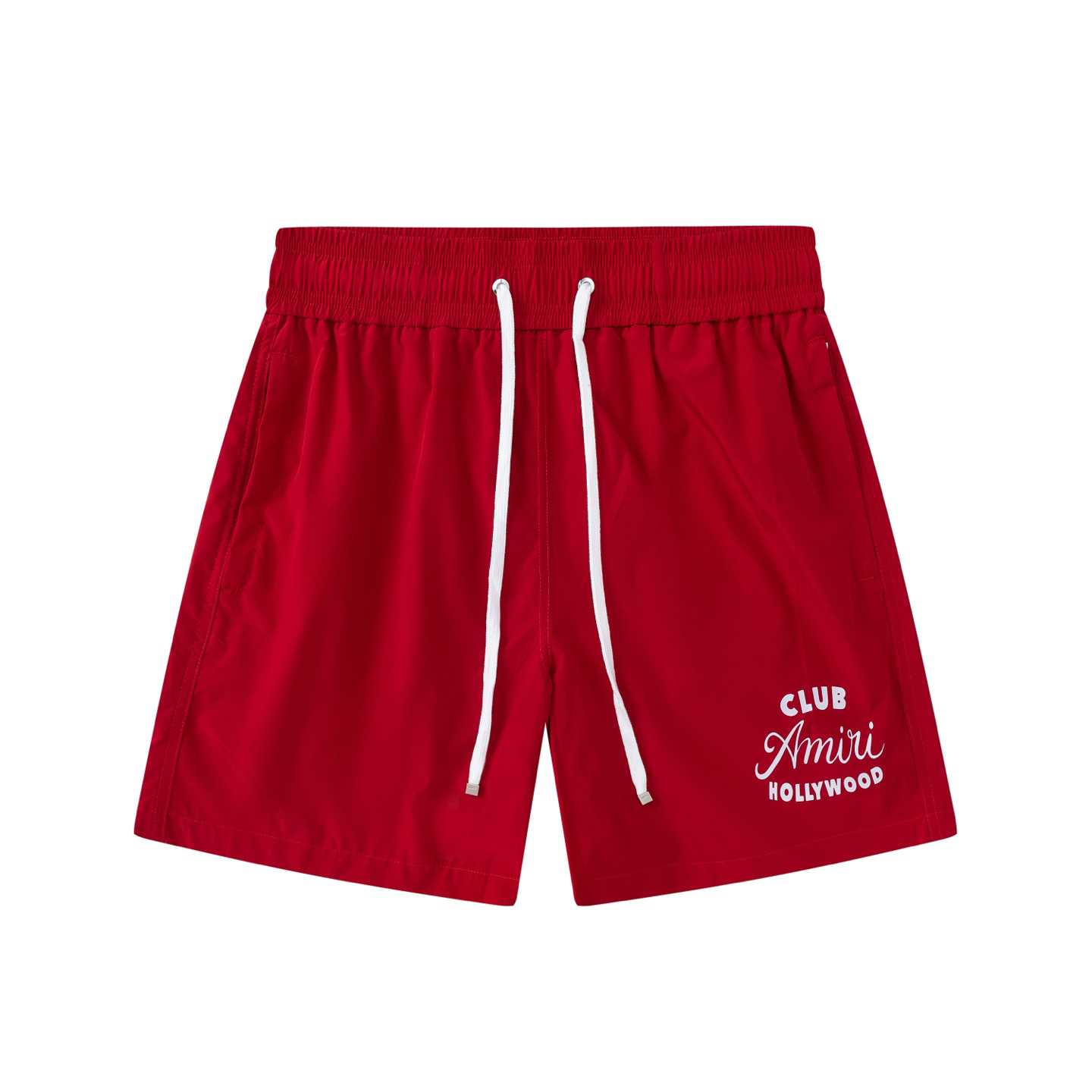 Amiri Club Swim Shorts 'Red' - DopestKickz