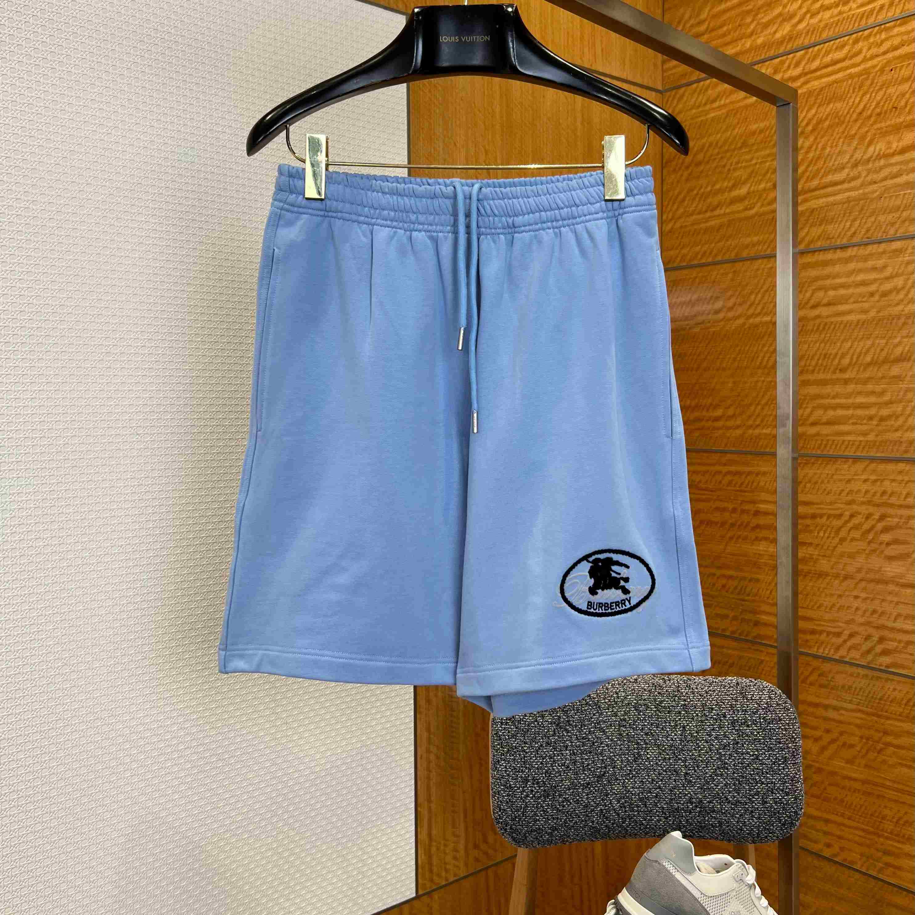 Burberry Knight Stamp Cotton Shorts - DopestKickz