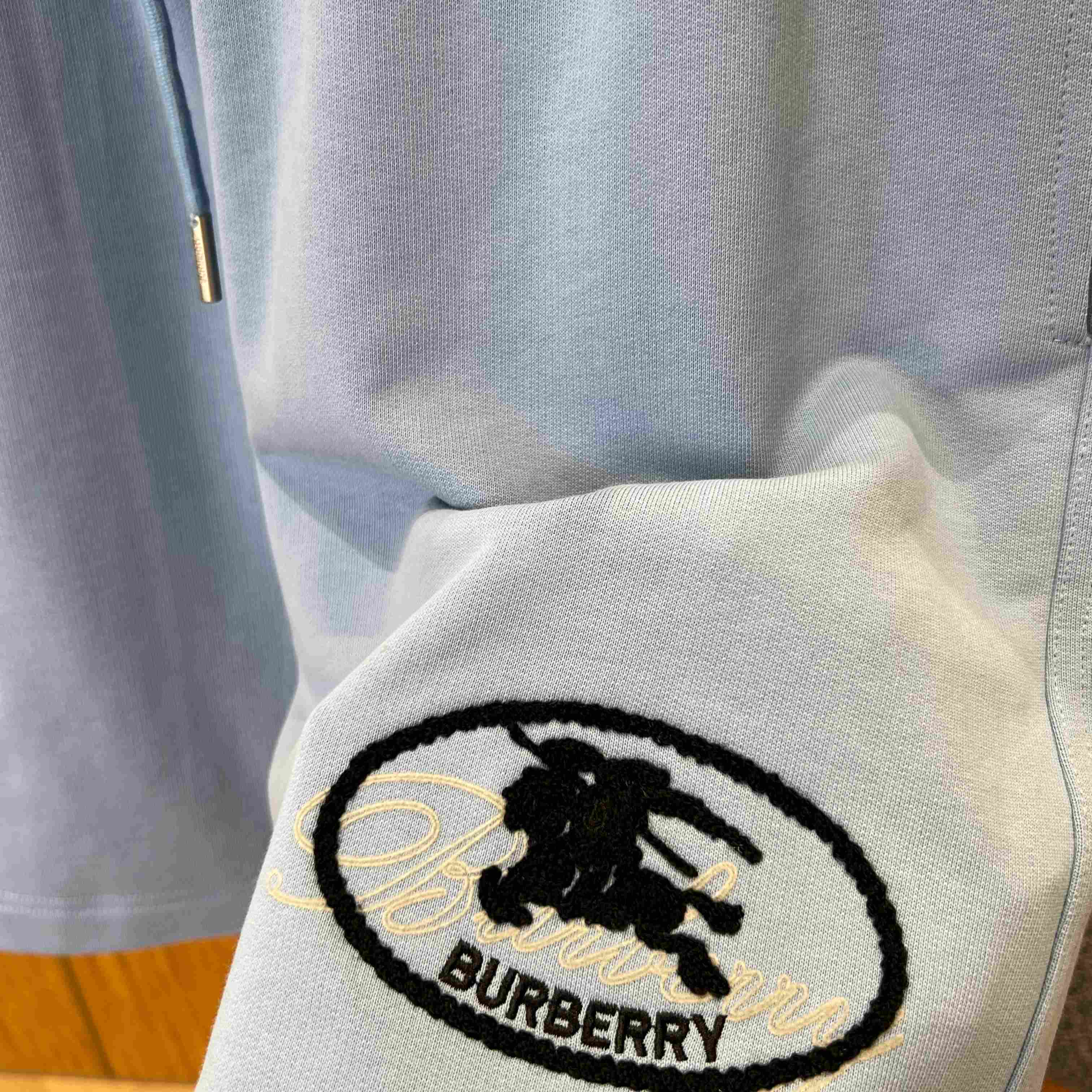 Burberry Knight Stamp Cotton Shorts - DopestKickz