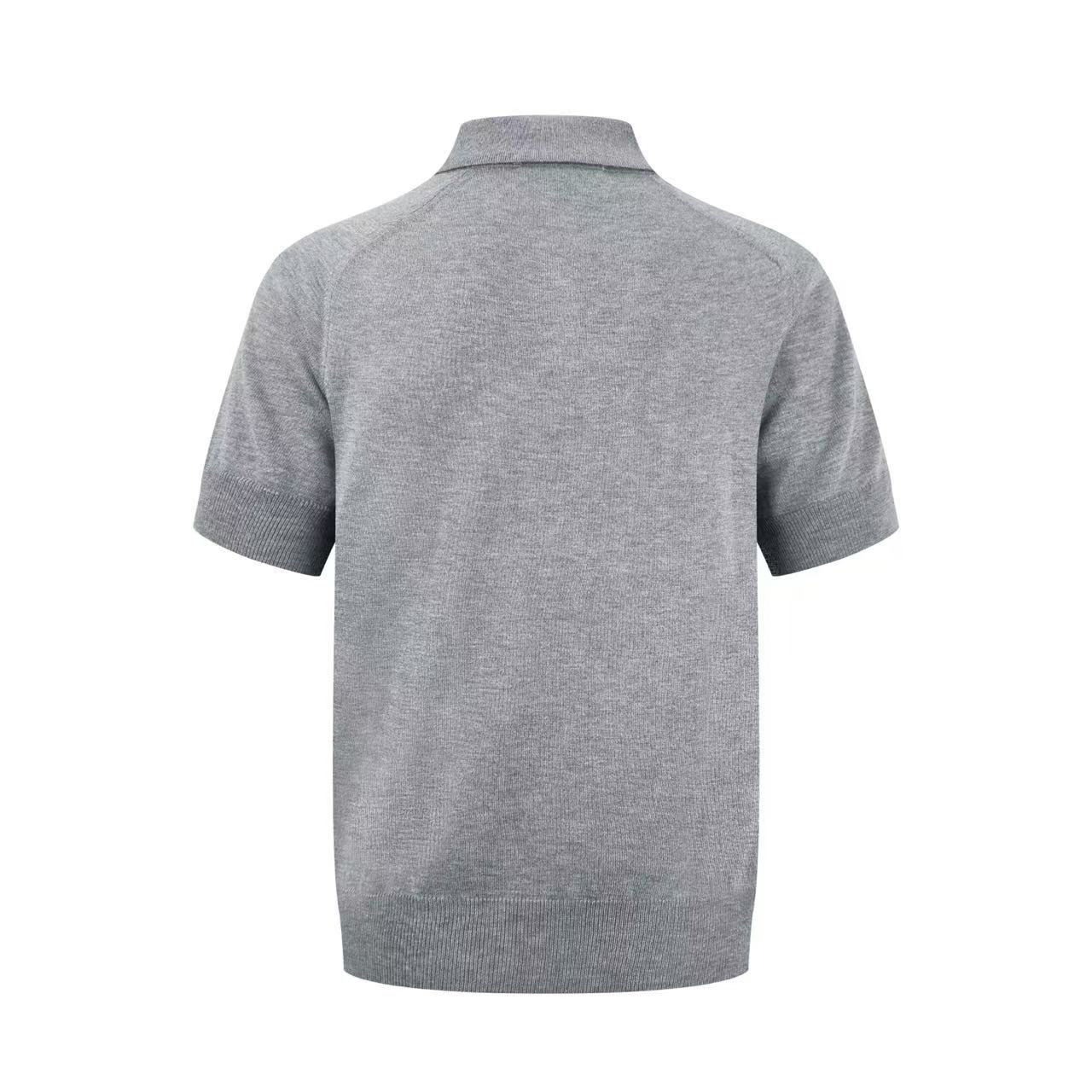 AMI Paris Ami De Coeur Knitted Polo - DopestKickz