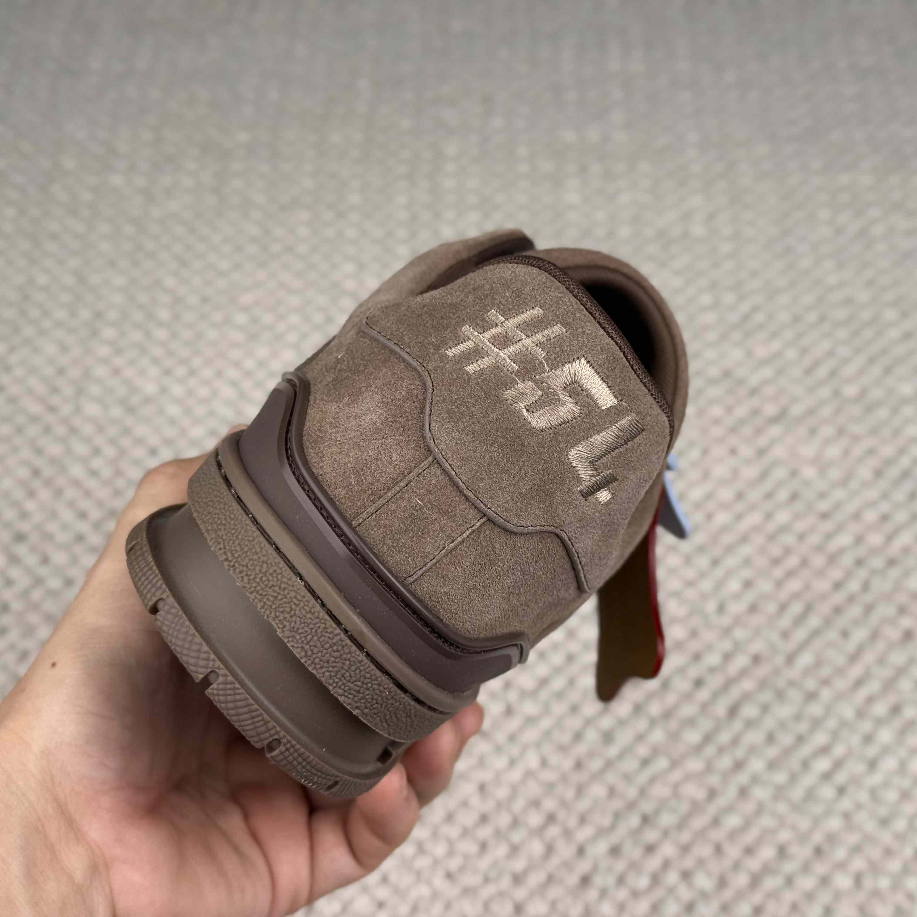 Louis Vuitton LV Trainer Distressed Sneaker 1AKBOU - DopestKickz