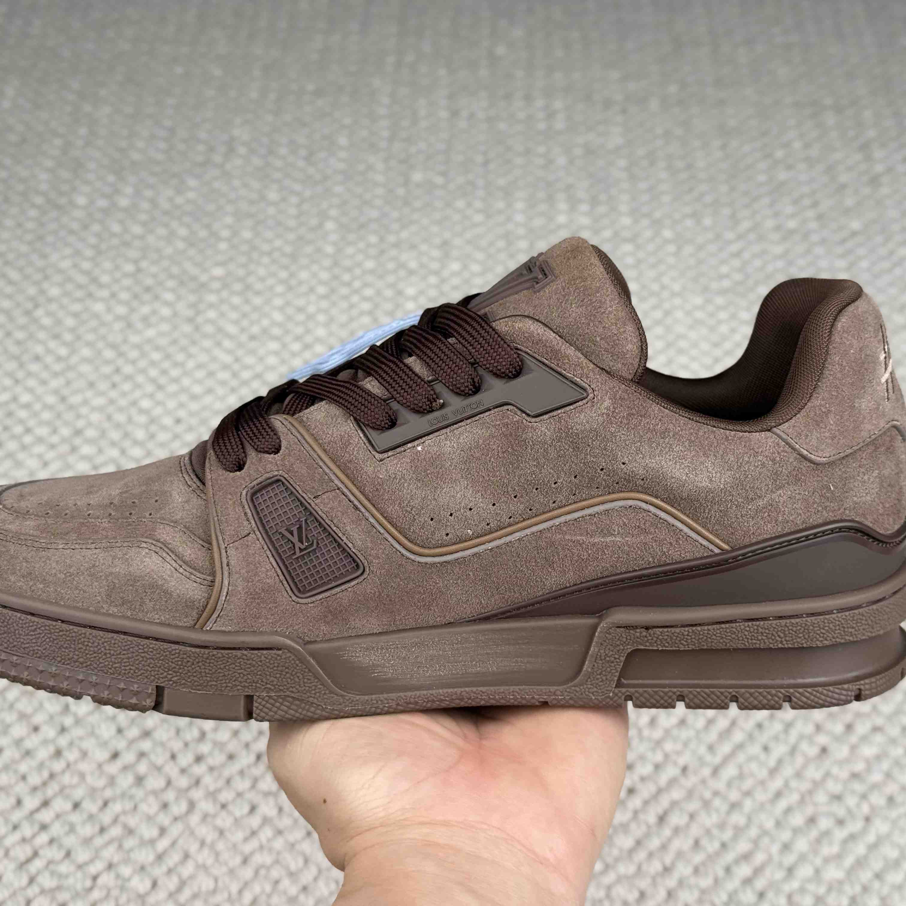 Louis Vuitton LV Trainer Distressed Sneaker 1AKBOU - DopestKickz