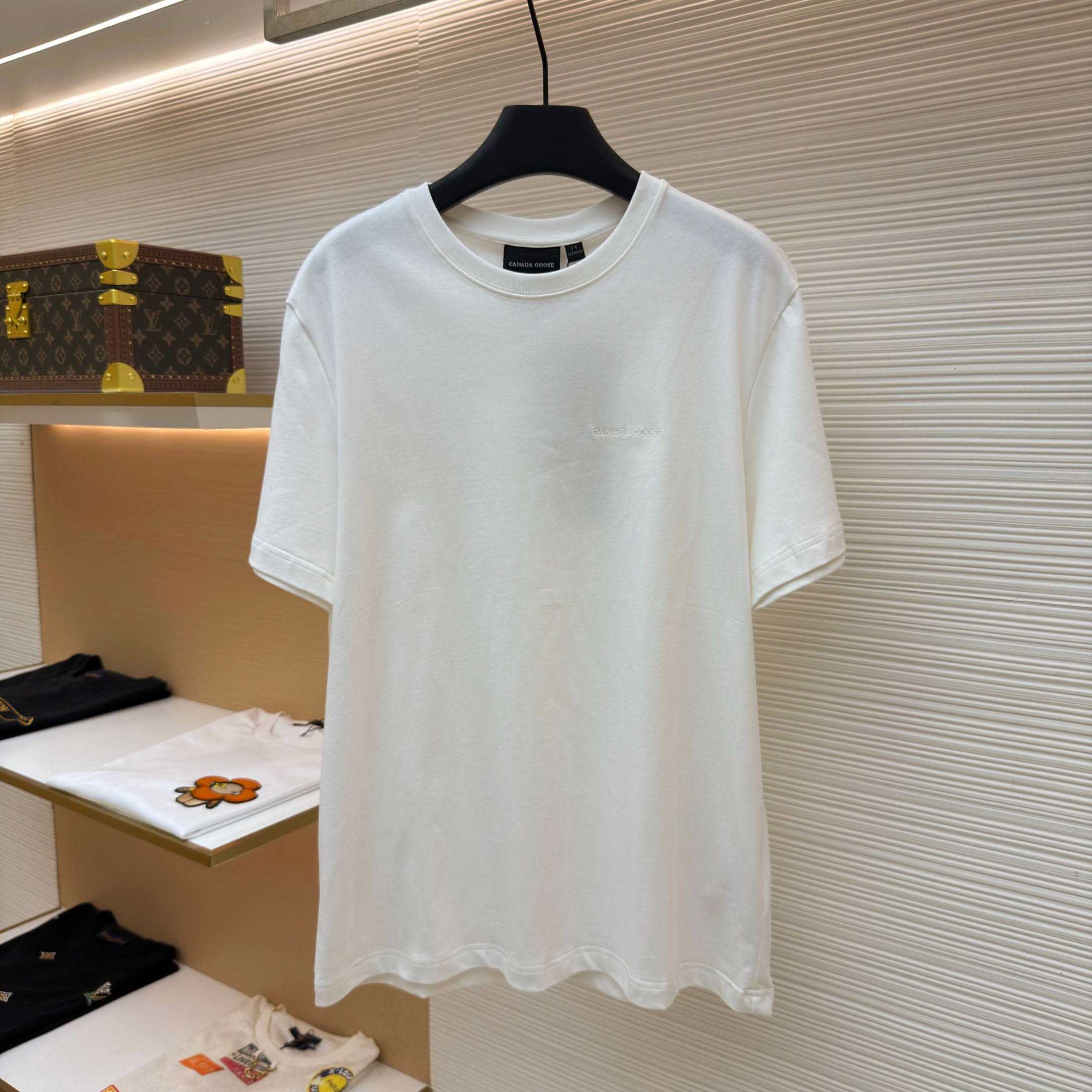 Canada Goose Logo-Embroidered T-shirt - DopestKickz