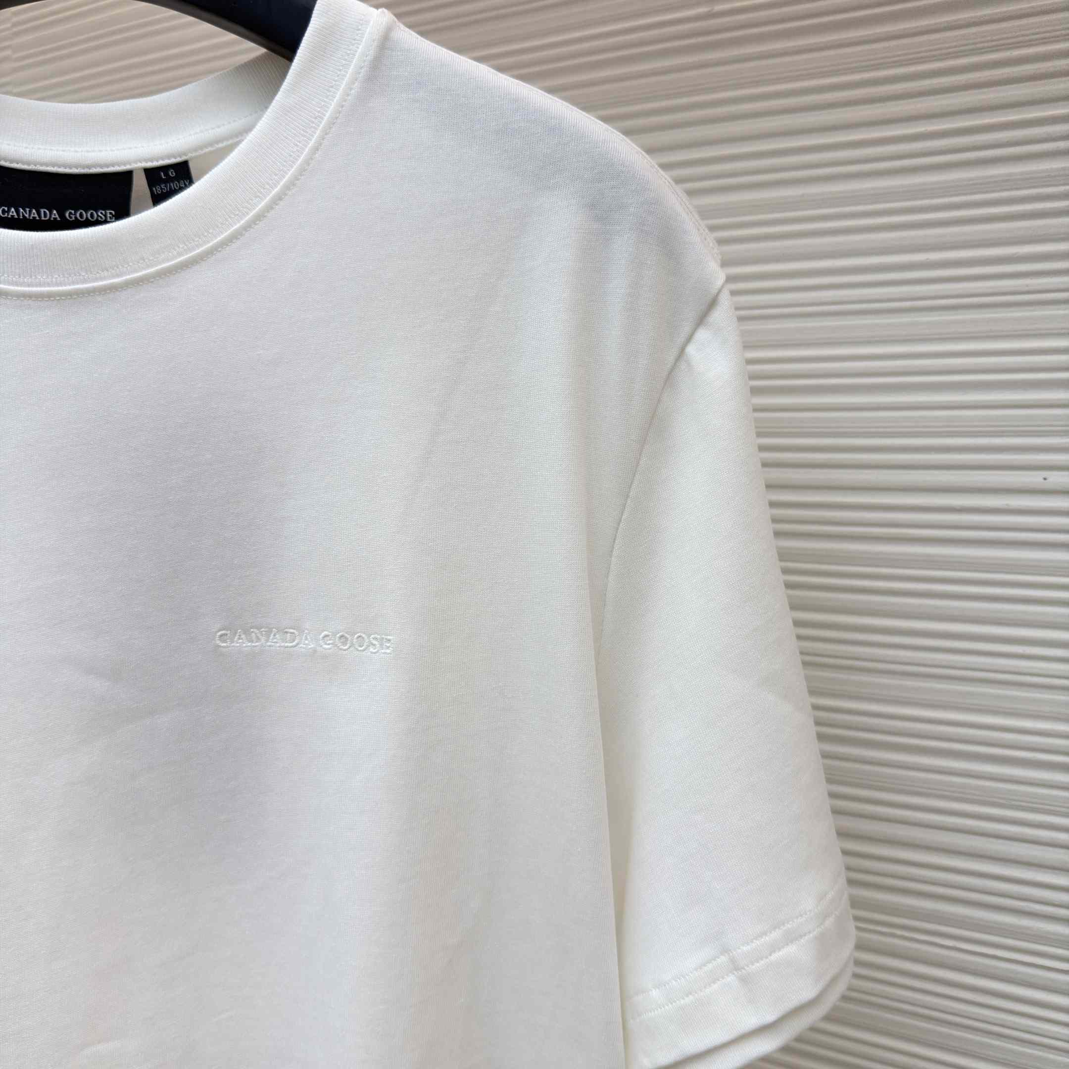 Canada Goose Logo-Embroidered T-shirt - DopestKickz