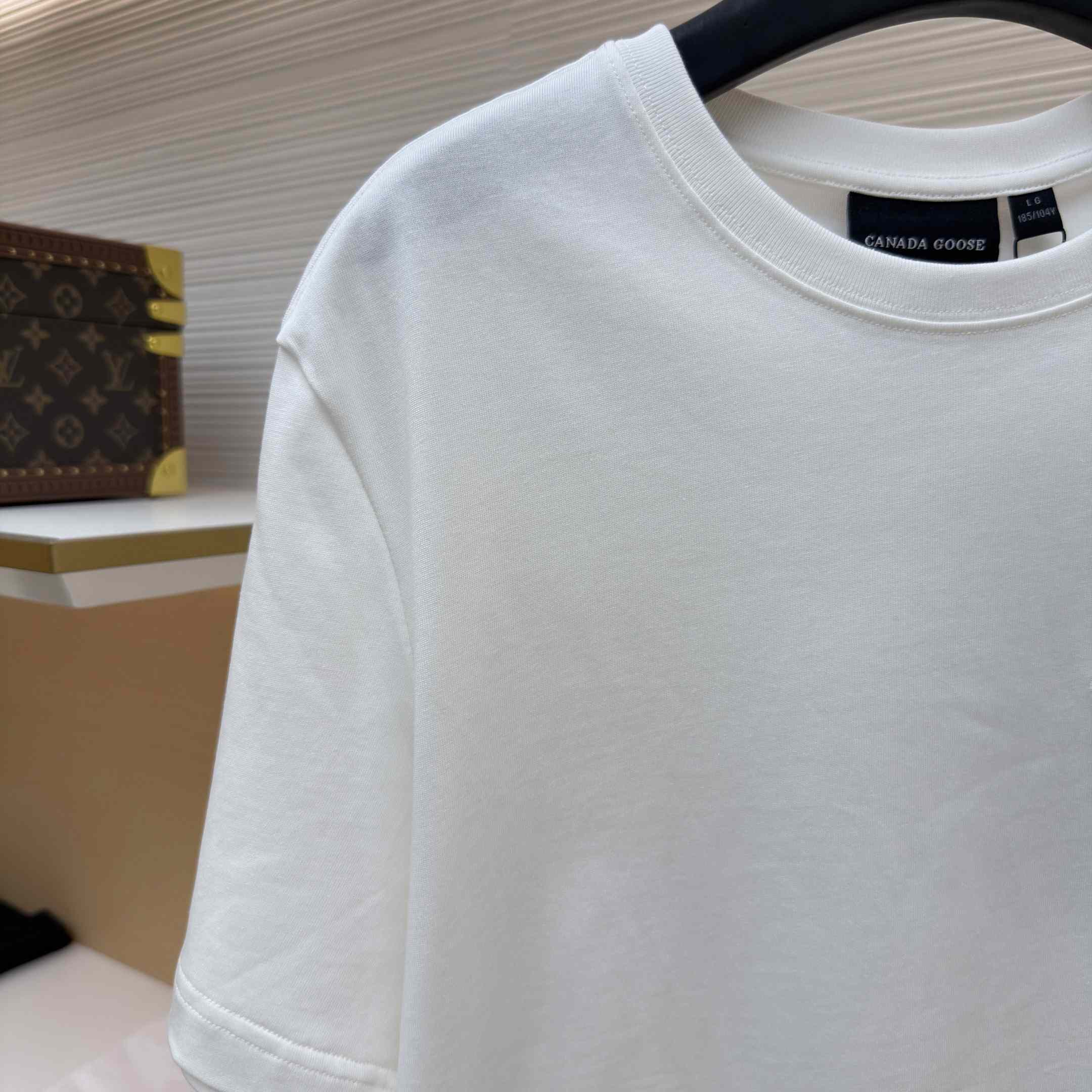 Canada Goose Logo-Embroidered T-shirt - DopestKickz