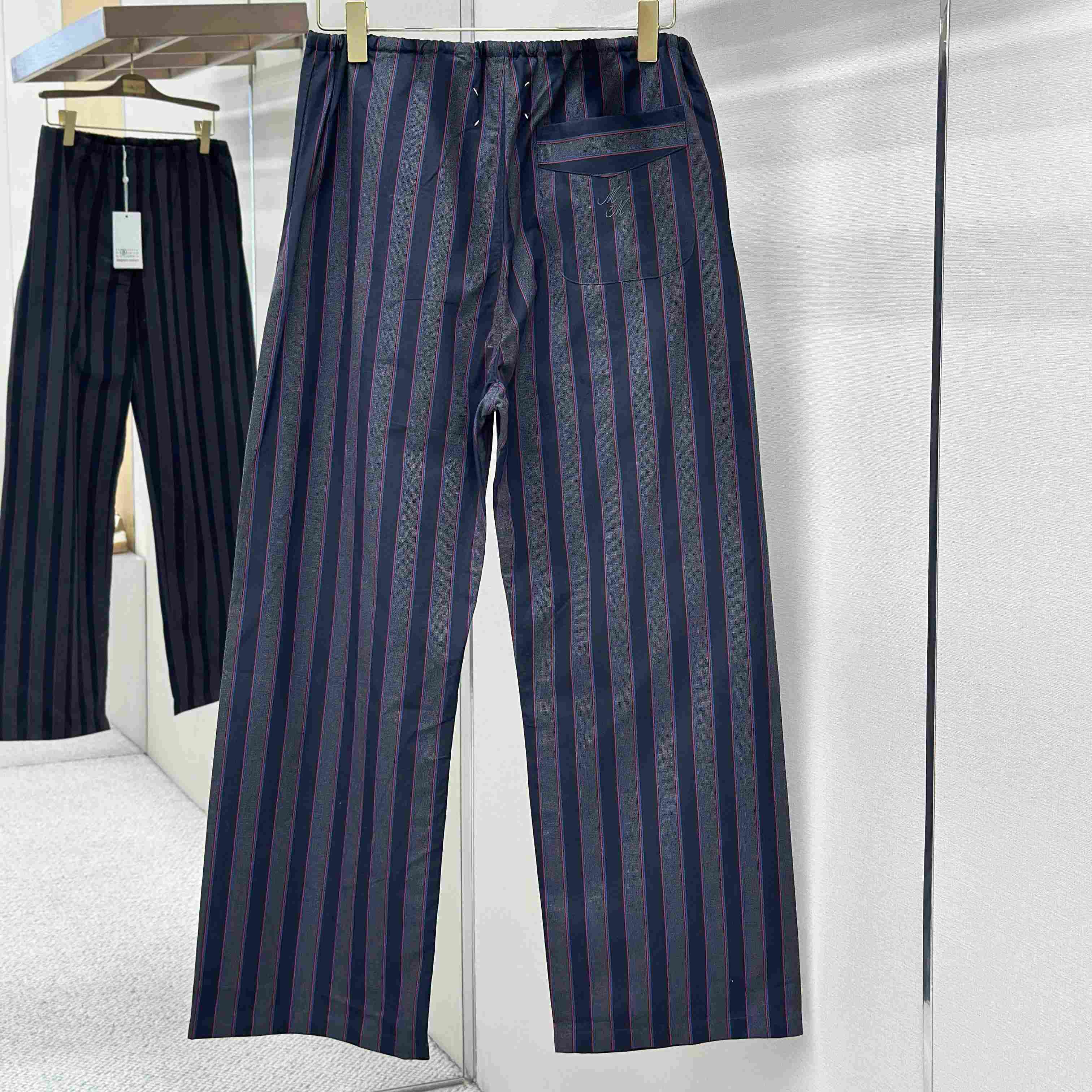 Maison Margiela Natural Striped Pocket Pants - DopestKickz