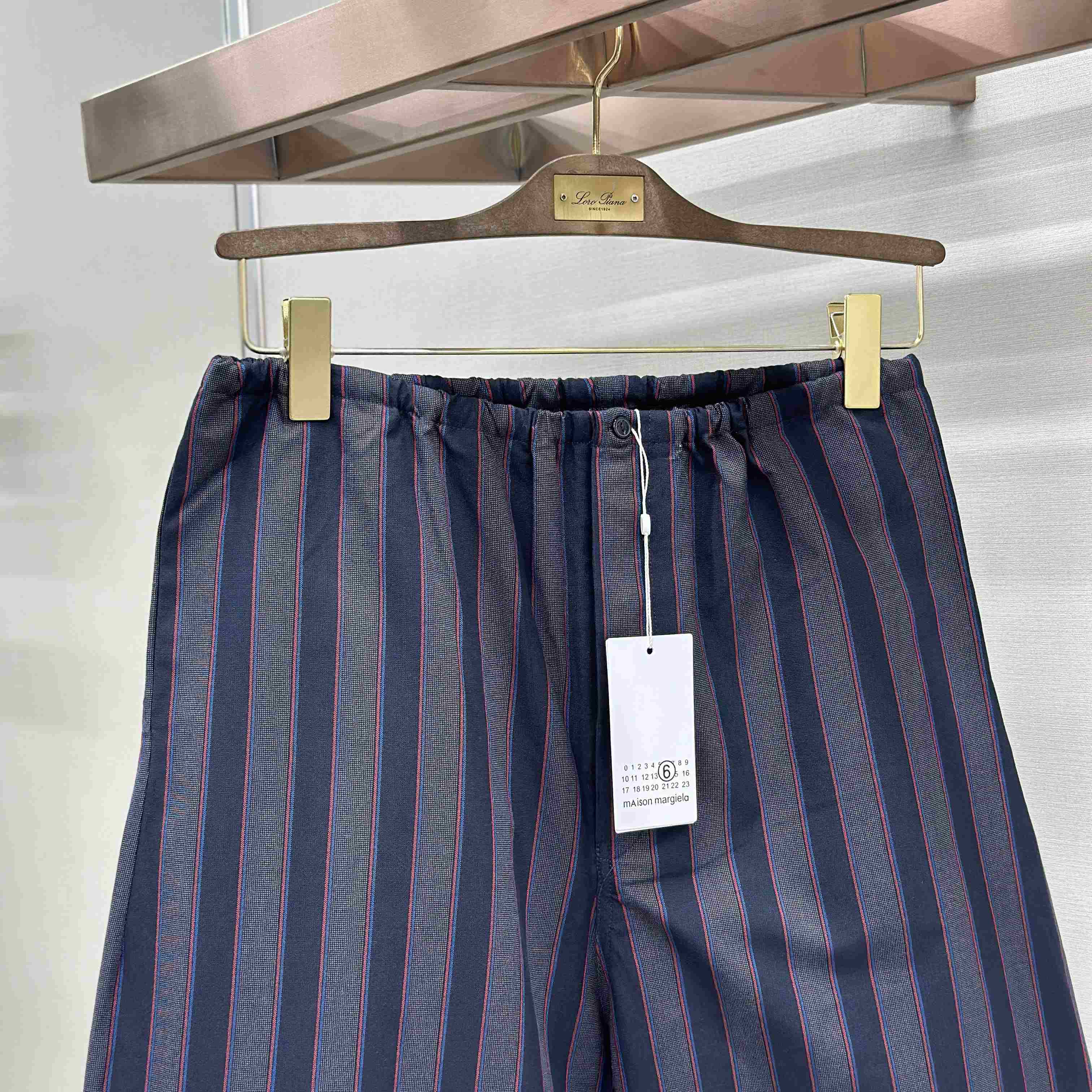Maison Margiela Natural Striped Pocket Pants - DopestKickz
