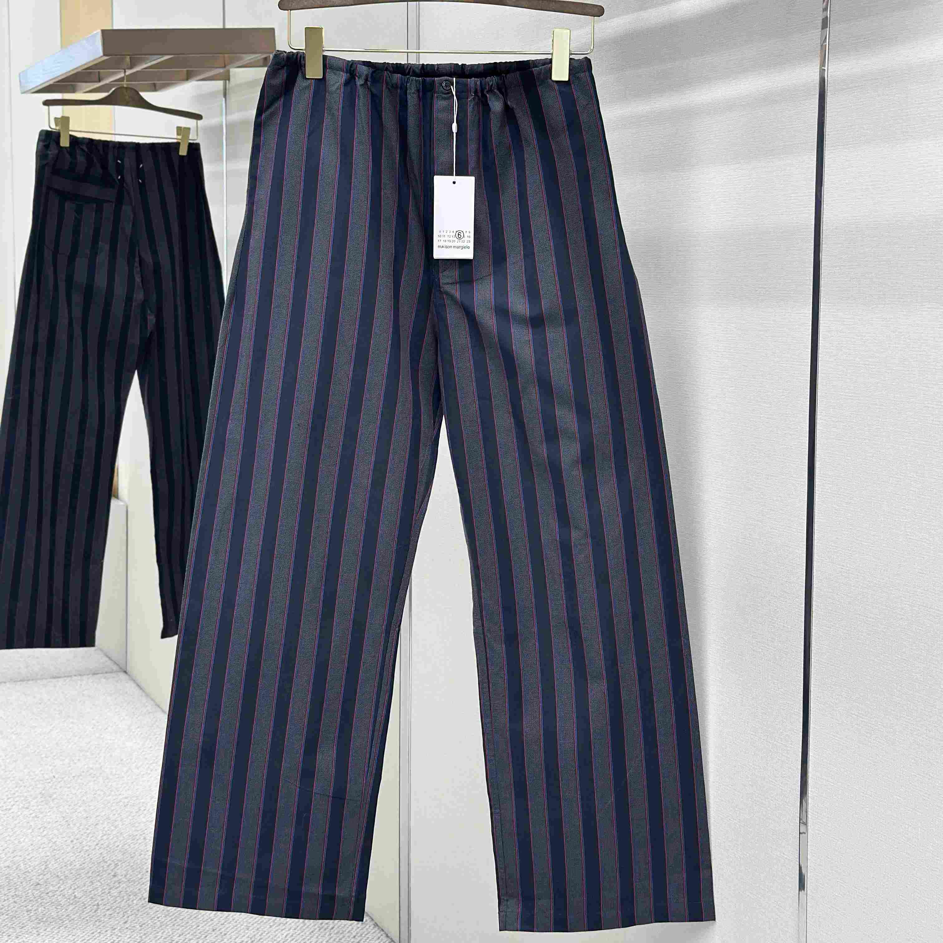 Maison Margiela Natural Striped Pocket Pants - DopestKickz