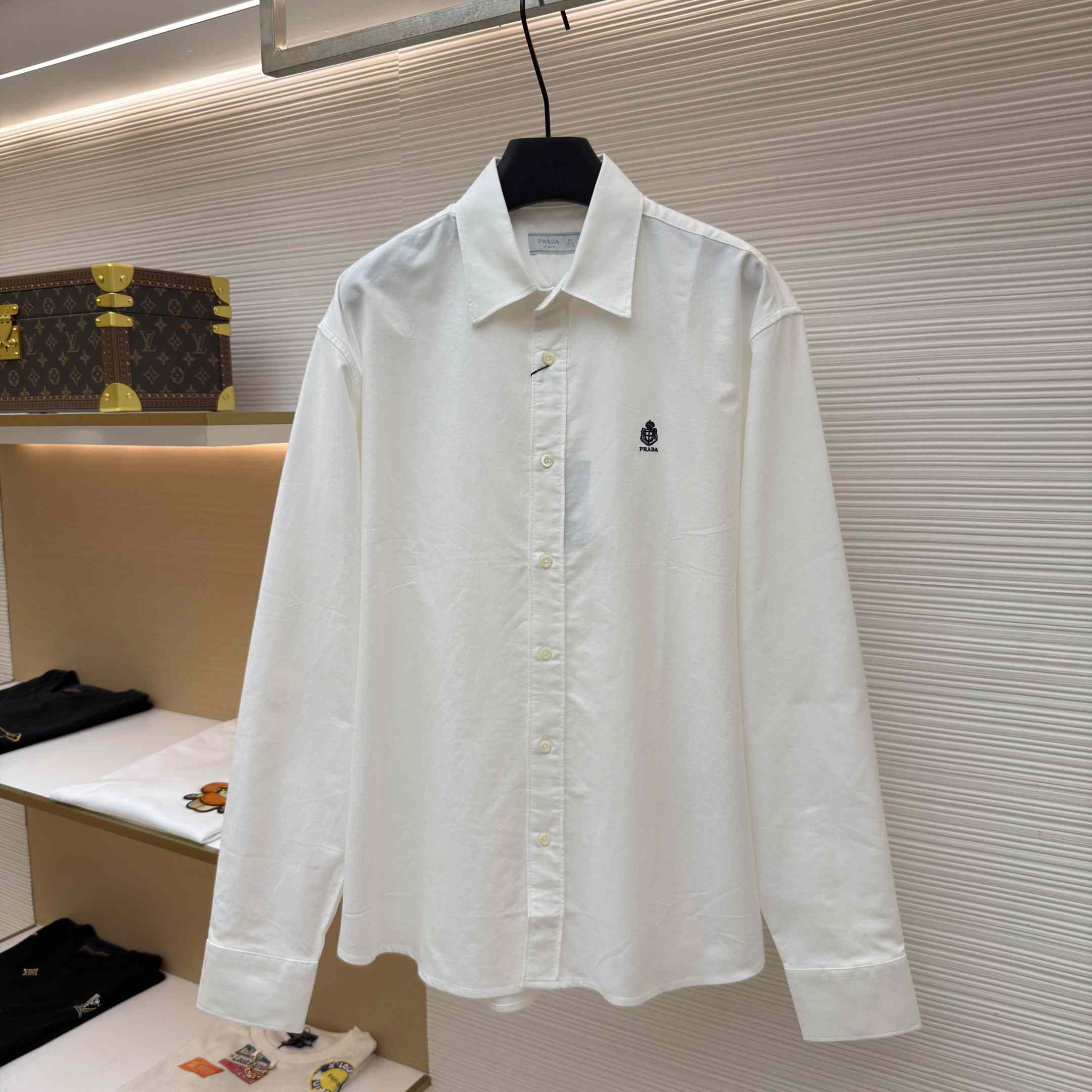 Prada Cotton Shirt - DopestKickz