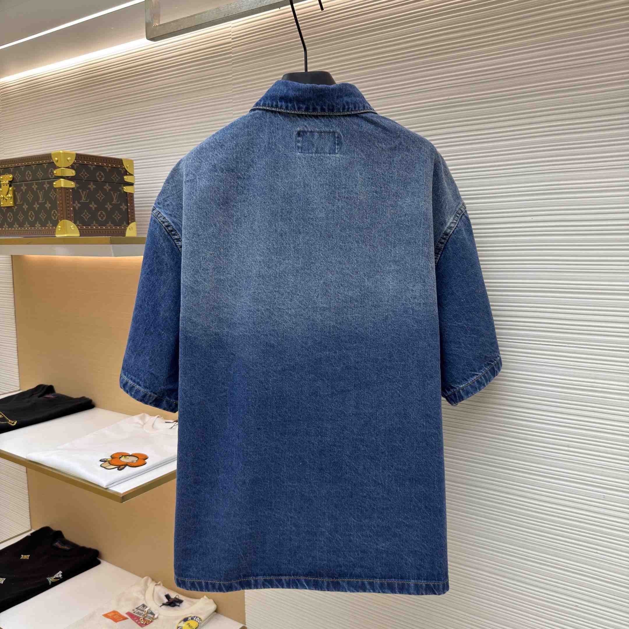 Prada Denim Shirt - DopestKickz