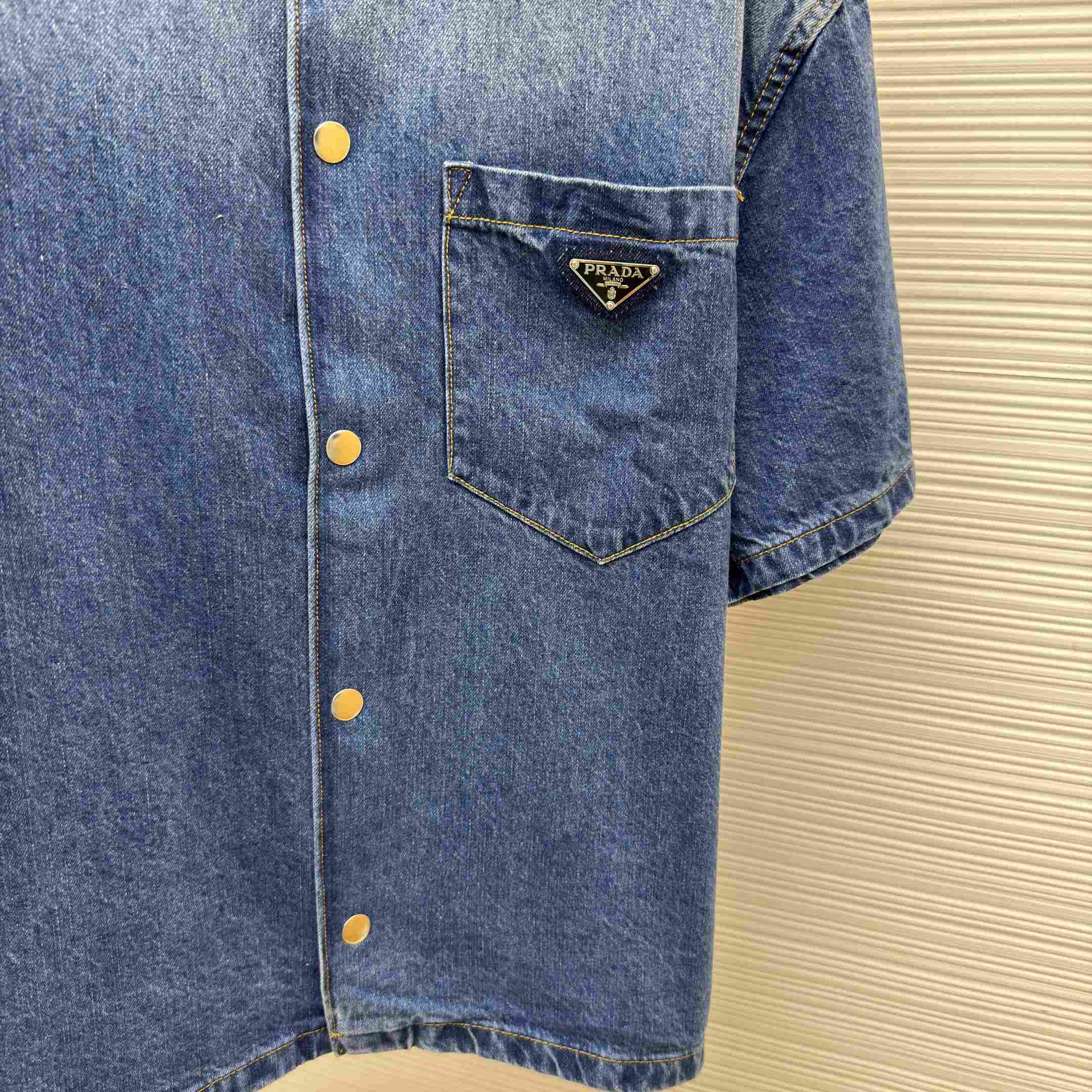Prada Denim Shirt - DopestKickz
