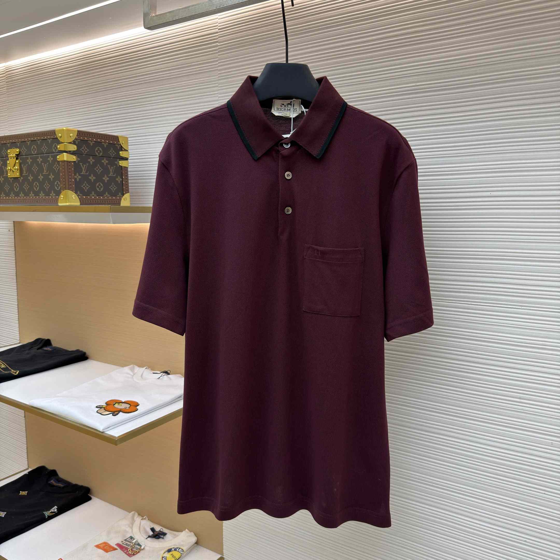 Hermes "Piqures Sellier" Polo Shirt - DopestKickz