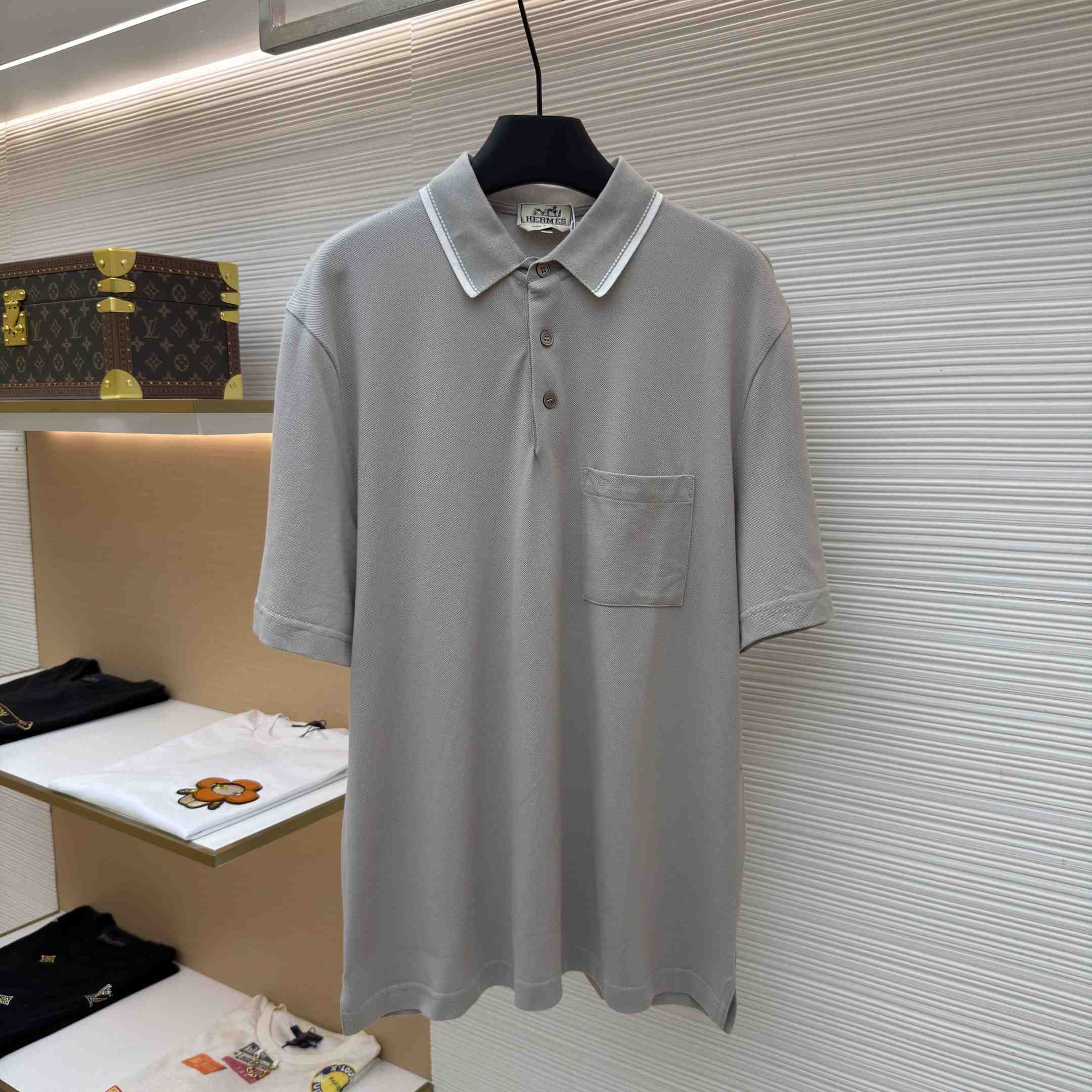 Hermes "Piqures Sellier" Polo Shirt - DopestKickz