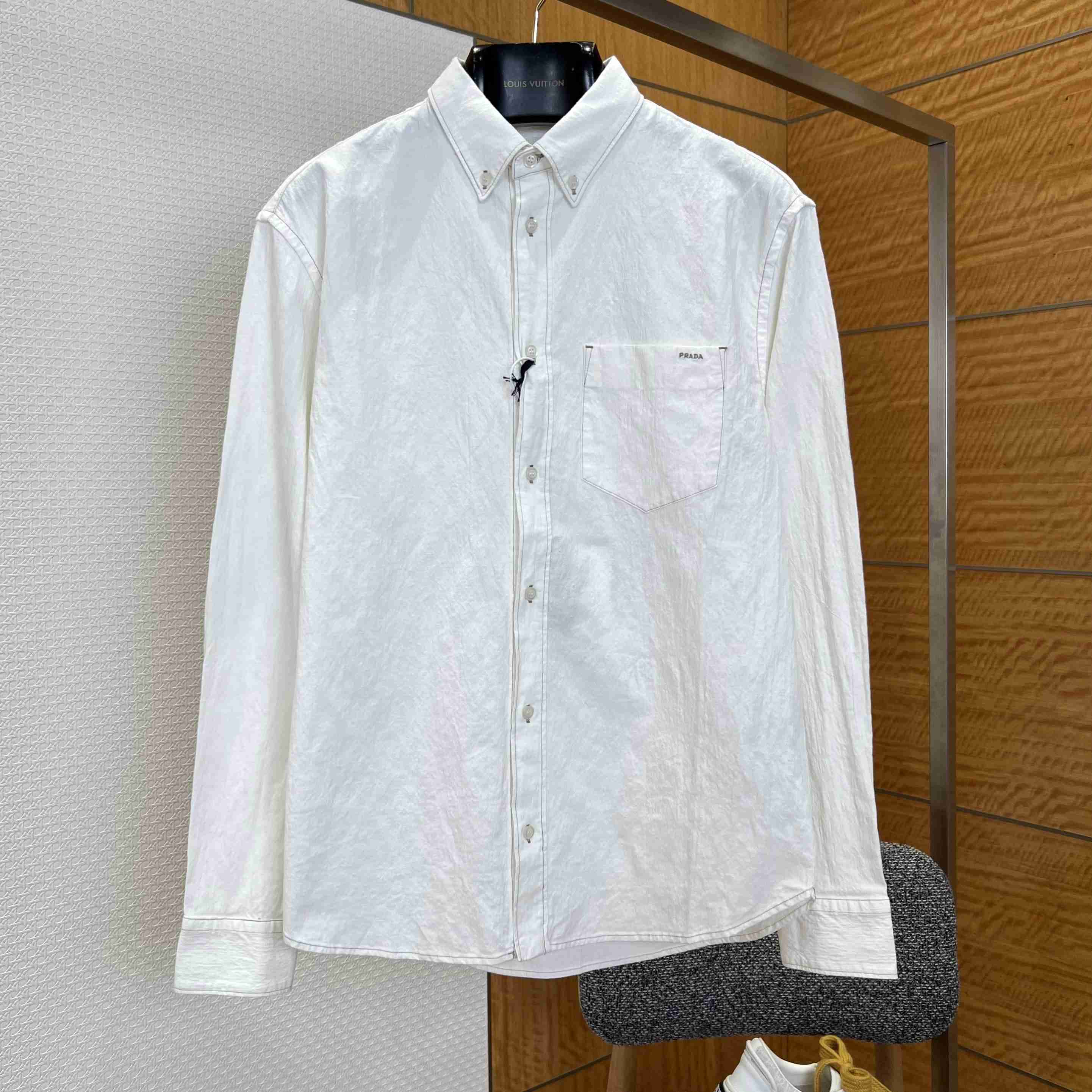 Prada Chambray Shirt - DopestKickz