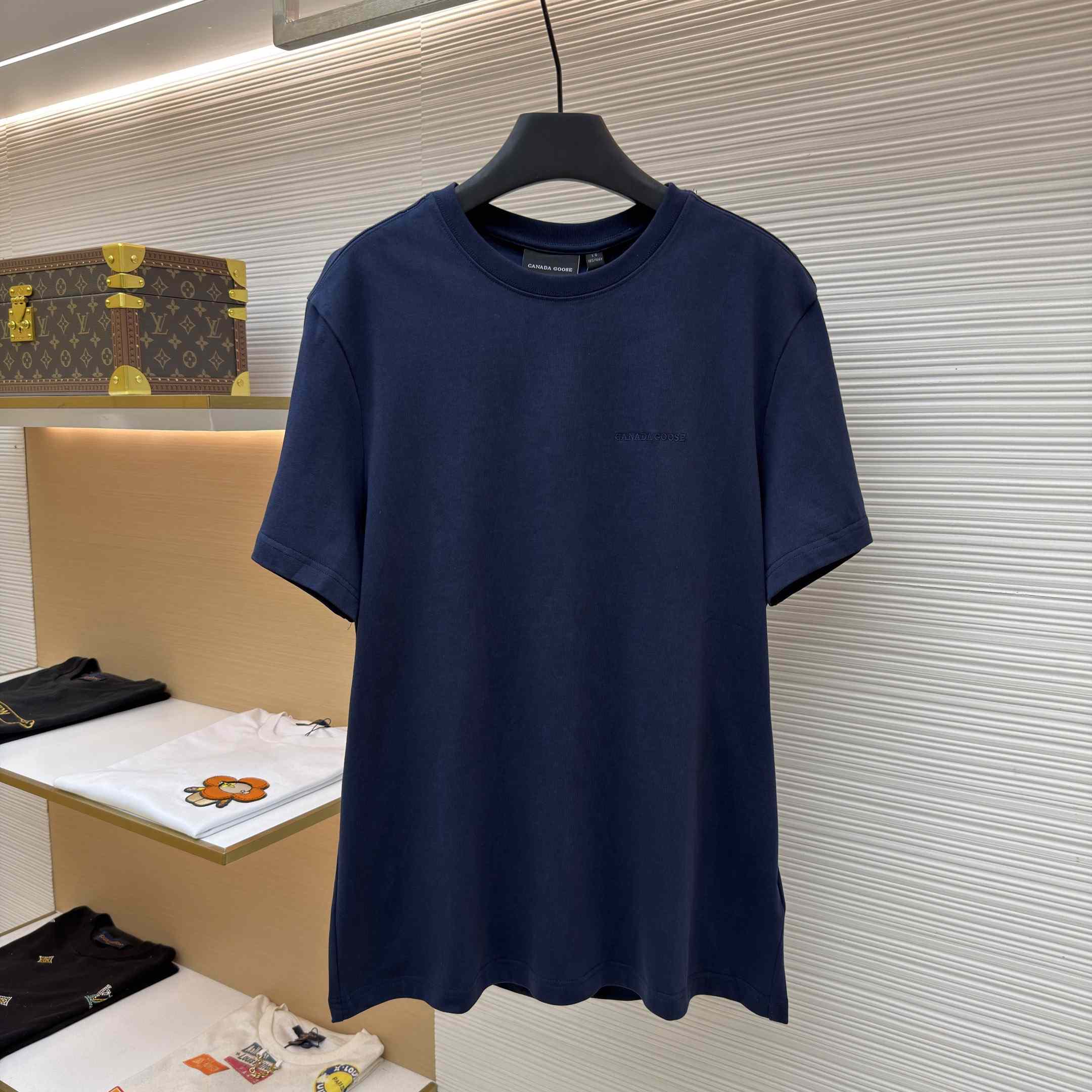 Canada Goose Logo-Embroidered T-shirt - DopestKickz