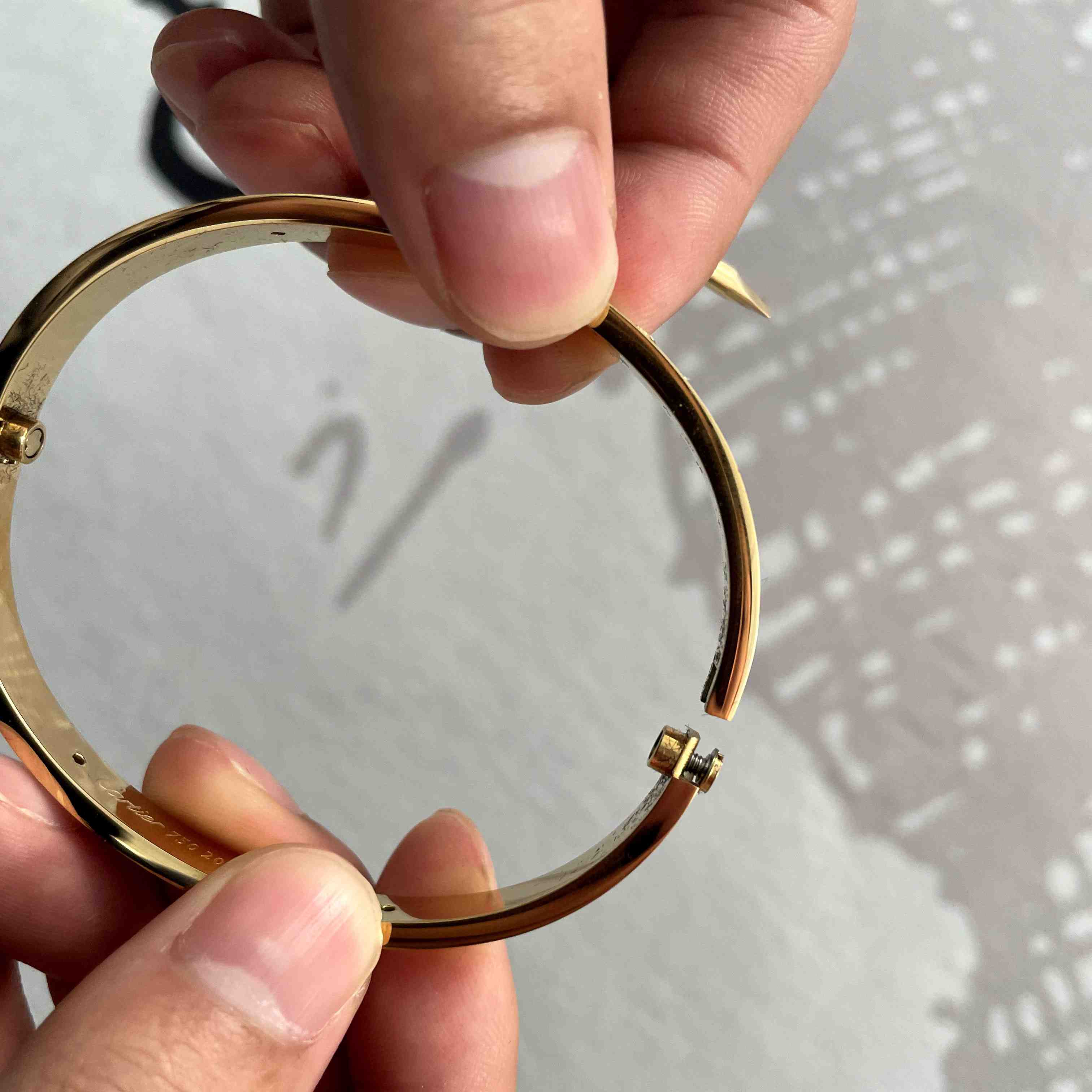 Cartier High Quality Gold Cartier Bracelet - DopestKickz