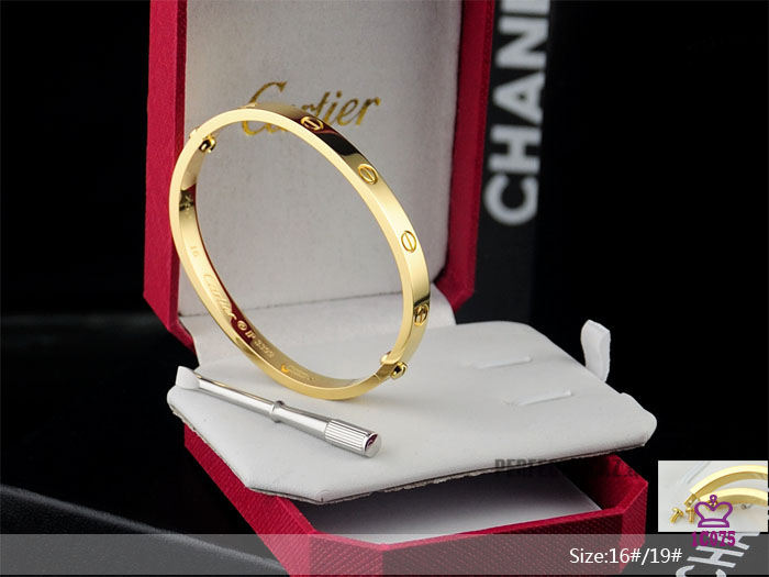 Cartier High Quality Gold Cartier Bracelet - DopestKickz