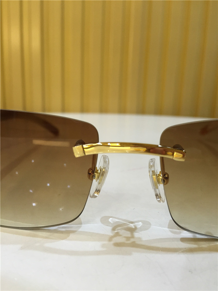 Cartier 3524012 White Buffalo Eyeglasses In Gold - DopestKickz