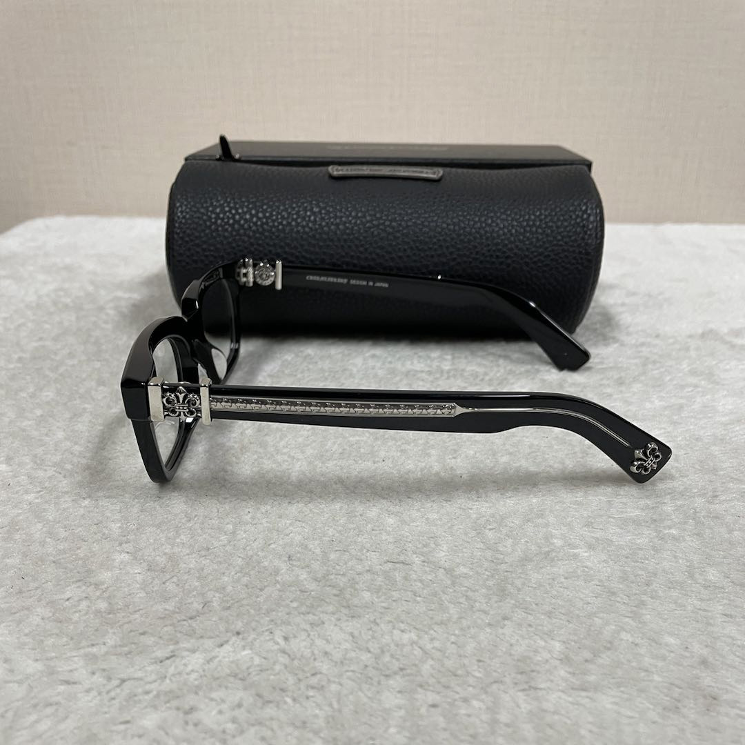 Chrome Hearts See You In Tea Eyeglasses In Black - DopestKickz