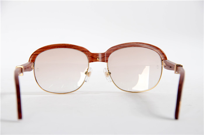 Cartier 1116679 Sunglasses In Gold Brown Gradient - DopestKickz