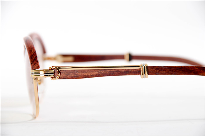 Cartier 1116679 Sunglasses In Gold Brown Gradient - DopestKickz