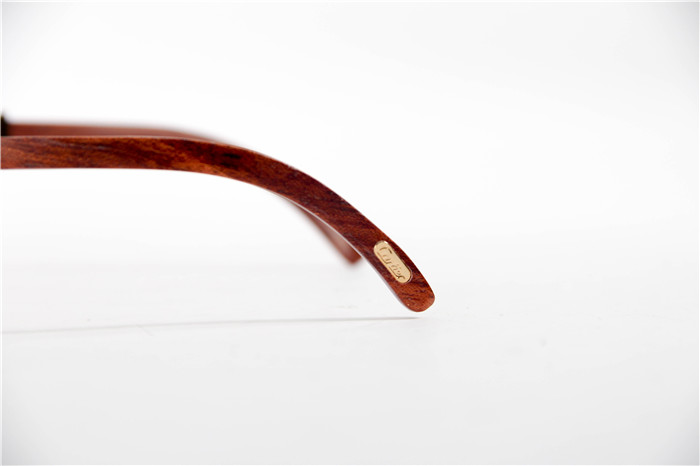 Cartier 1116679 Sunglasses In Gold Brown Gradient - DopestKickz