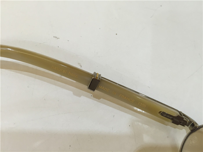 Cartier 7550178 55-22 White Curve Cattle Horn Sunglasses In Silver Brown - DopestKickz