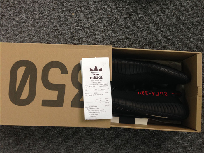Adidas 2017  Yeezy Boost Sply 350 V2 Core Black Red - DopestKickz