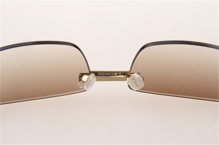 Cartier 3524012 Diamond Wood Sunglasses In Gold With Brown Gradient Lens - DopestKickz