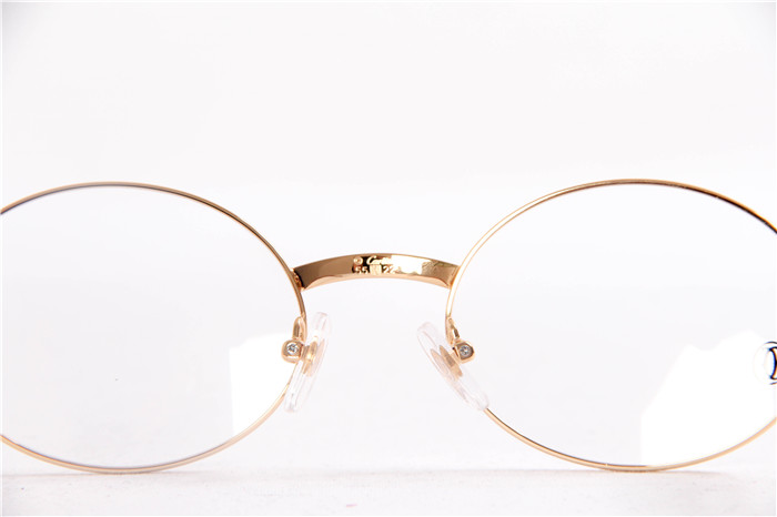 Cartier  51551348 Wood Eyeglasses In Gold - DopestKickz