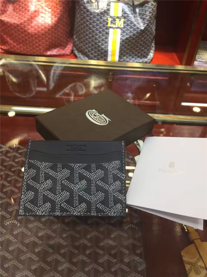 Goyard Card Holder Black - DopestKickz
