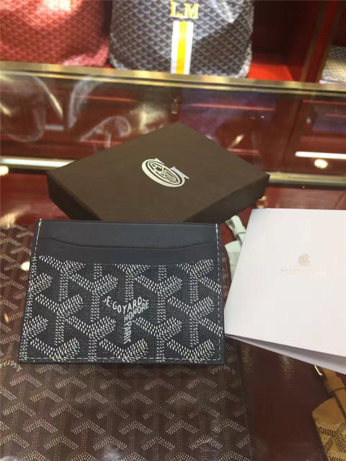 Goyard Card Holder Black - DopestKickz