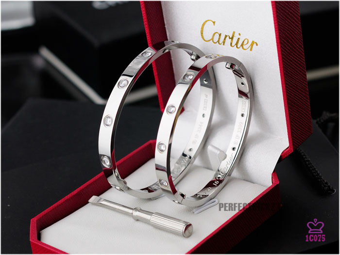 Cartier Love Bracelet Rose Gold With Colorful Stones - DopestKickz