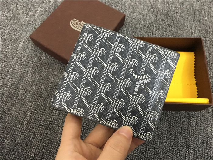 Short 6 Card Slots Billfold Wallet Grey - DopestKickz