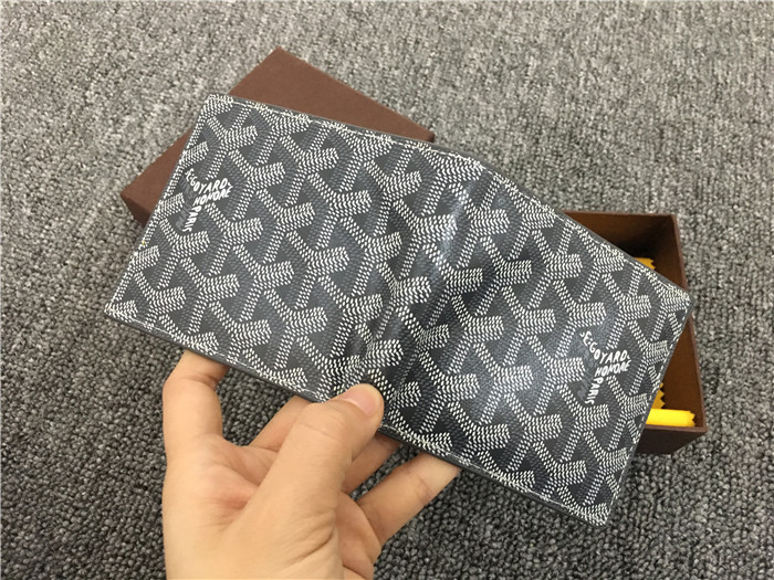 Short 6 Card Slots Billfold Wallet Grey - DopestKickz