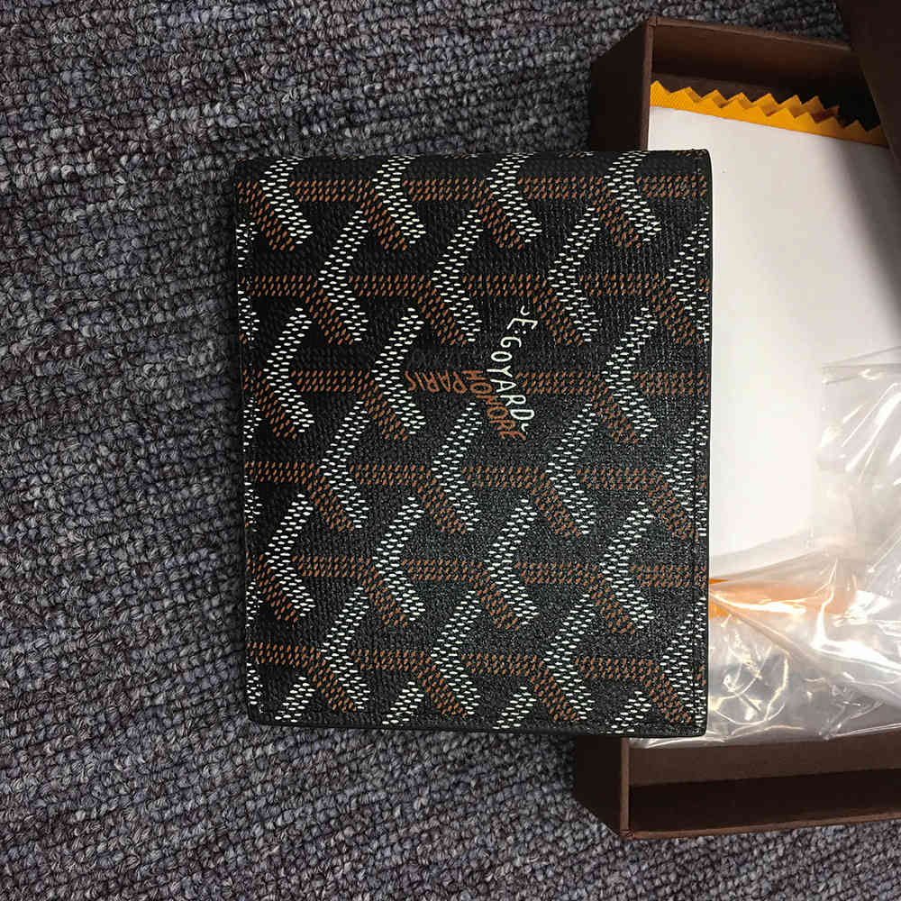 Short 6 Card Slots Billfold Wallet Black - DopestKickz