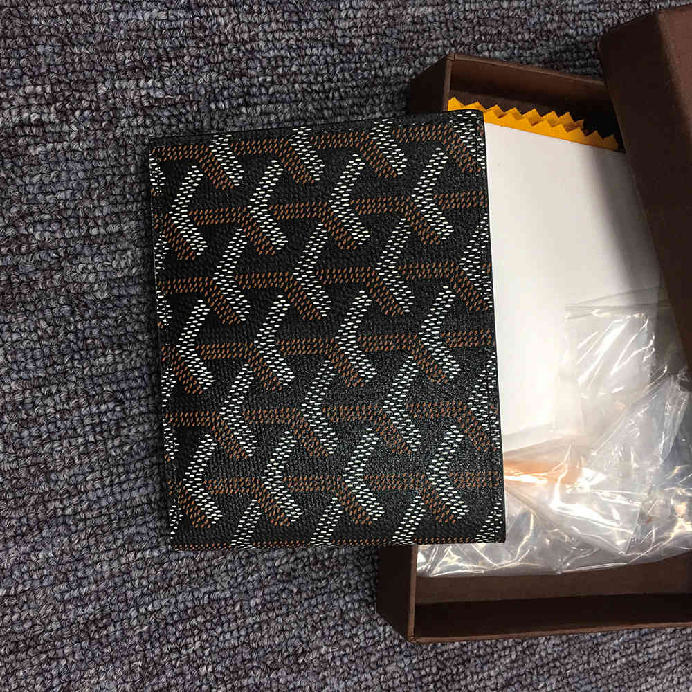 Short 6 Card Slots Billfold Wallet Black - DopestKickz