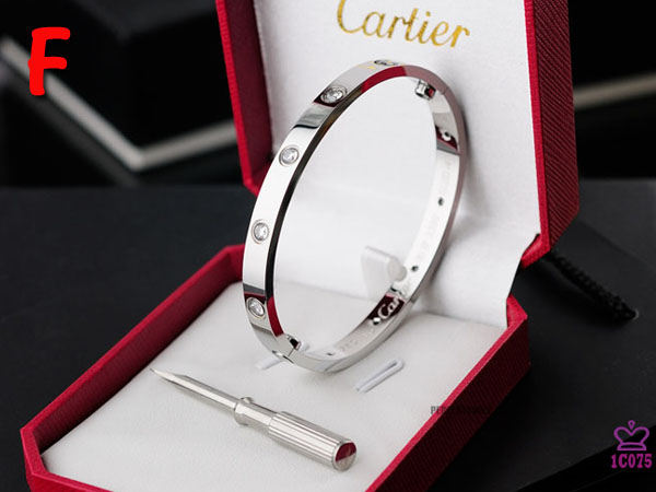 Cartier Love Bracelet With Silver Stones - DopestKickz