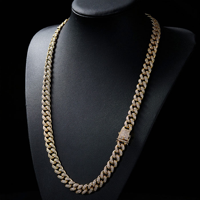 Miami Cuban Chain Cuban Necklace Bundle in Yellow Gold - DopestKickz