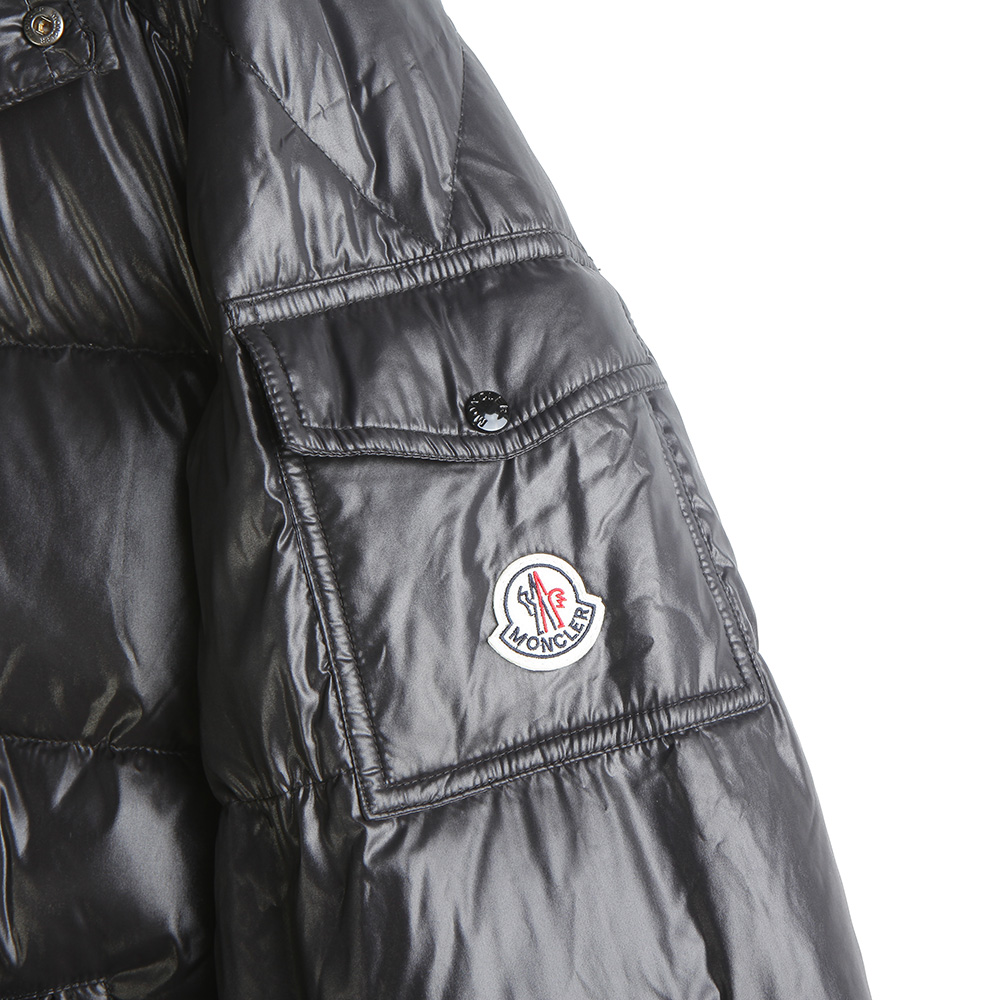 Moncler Maya Down Jacket Black - DopestKickz