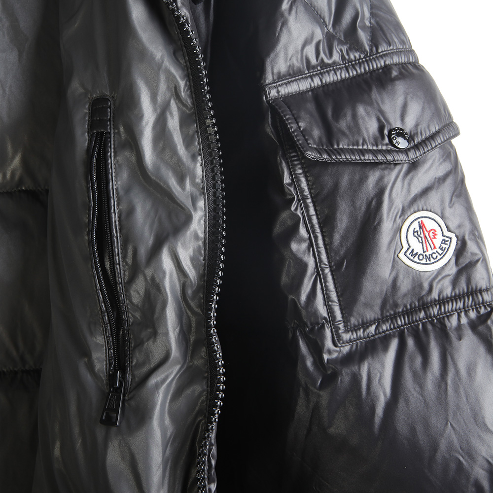 Moncler Maya Down Jacket Black - DopestKickz
